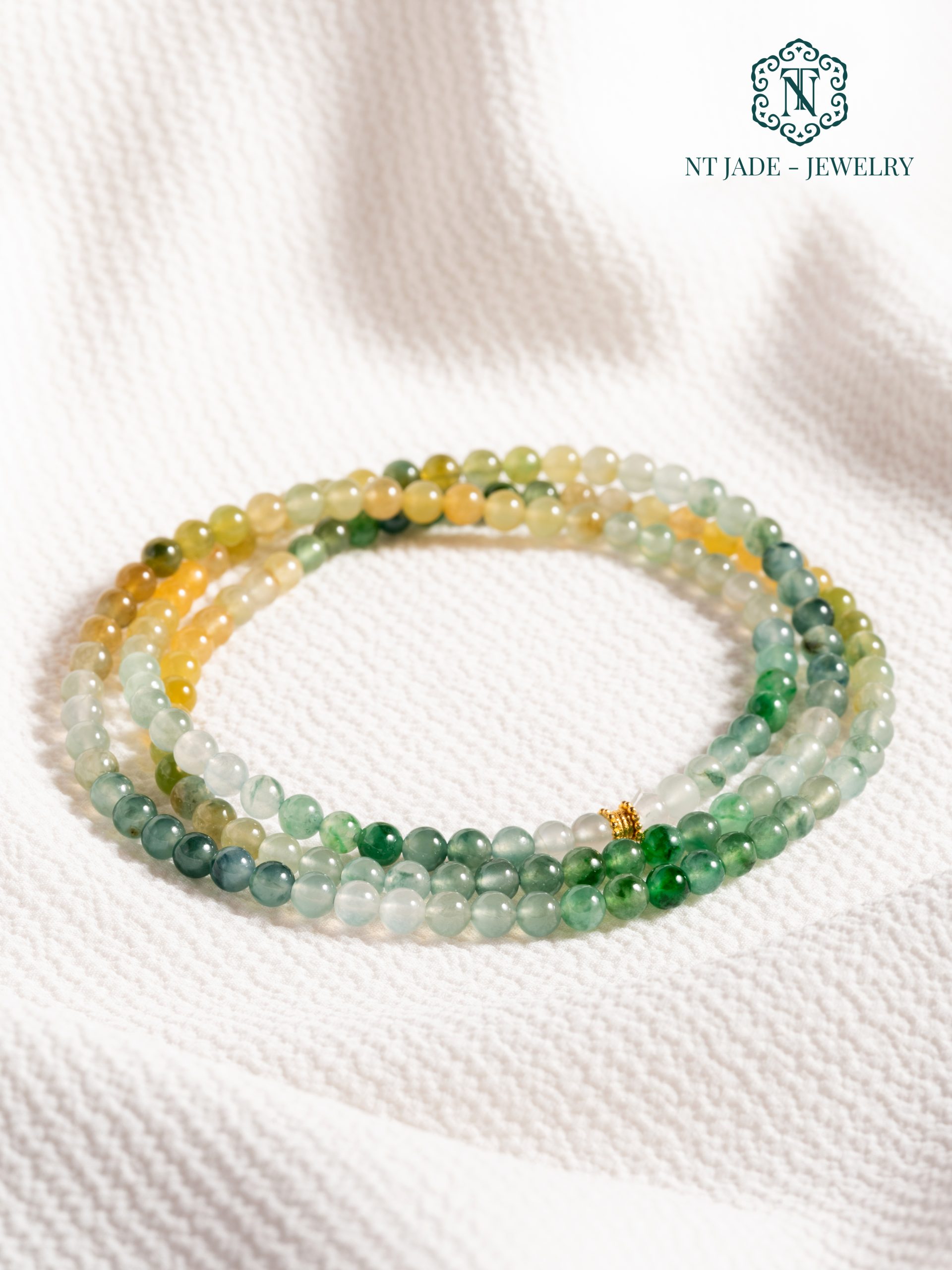 Chuỗi Hạt Phỉ Thúy Phiêu Hoa Sắc Thu Hương