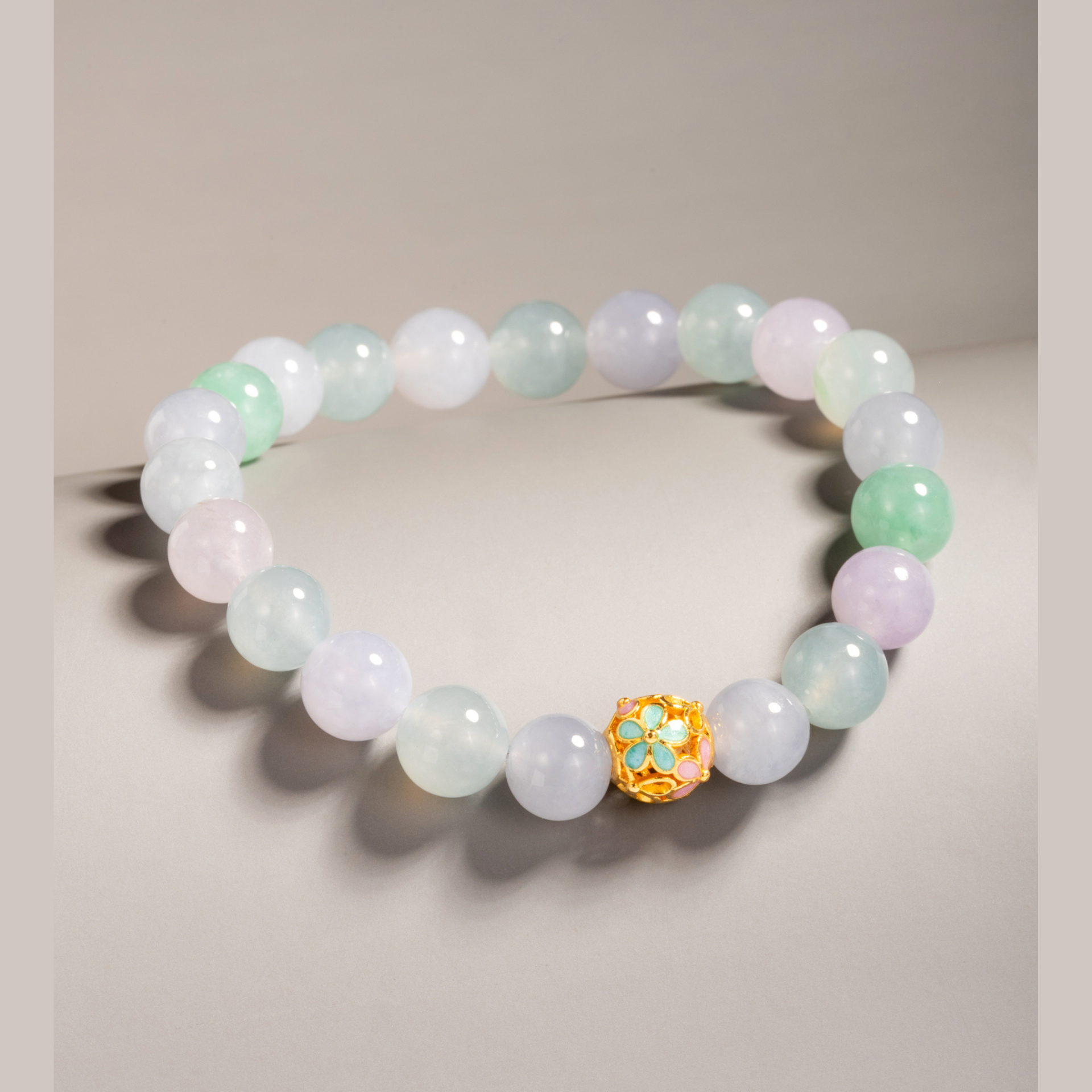 Vòng tay ngọc phỉ thúy pastel